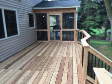 Cedar Deck Build